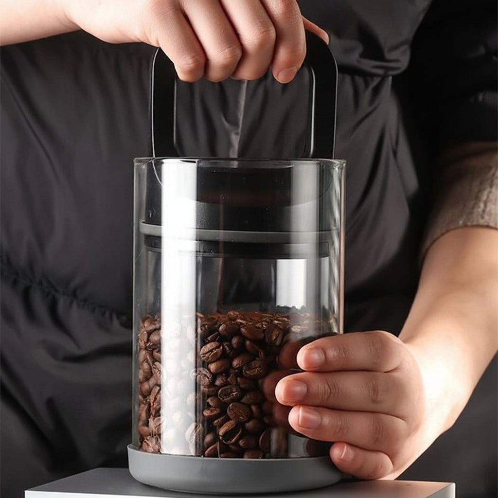 Glass Jars with Lids, Airtight Glass Food Storage Containers, Glass Storage Jars with Vacuum Seal for Flour and Rice_02