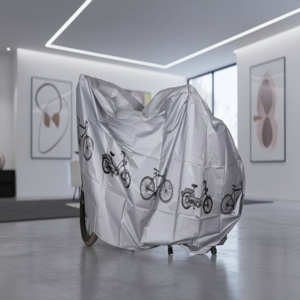 Bike Cover Waterproof, Outdoor Bicycle Cover for E Bikes and Scooters, Motorbike Cover with UV Protection