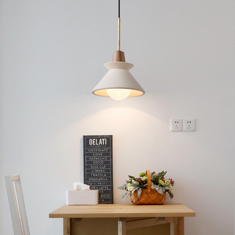CementoWood | Stylish Modern Tapered Kitchen Pendant Lighting Fixture 2