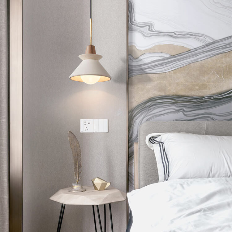 CementoWood | Stylish Modern Tapered Kitchen Pendant Lighting Fixture 5