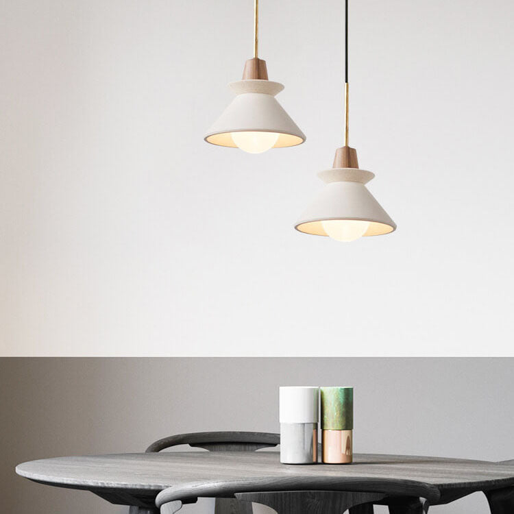 CementoWood | Stylish Modern Tapered Kitchen Pendant Lighting Fixture 7