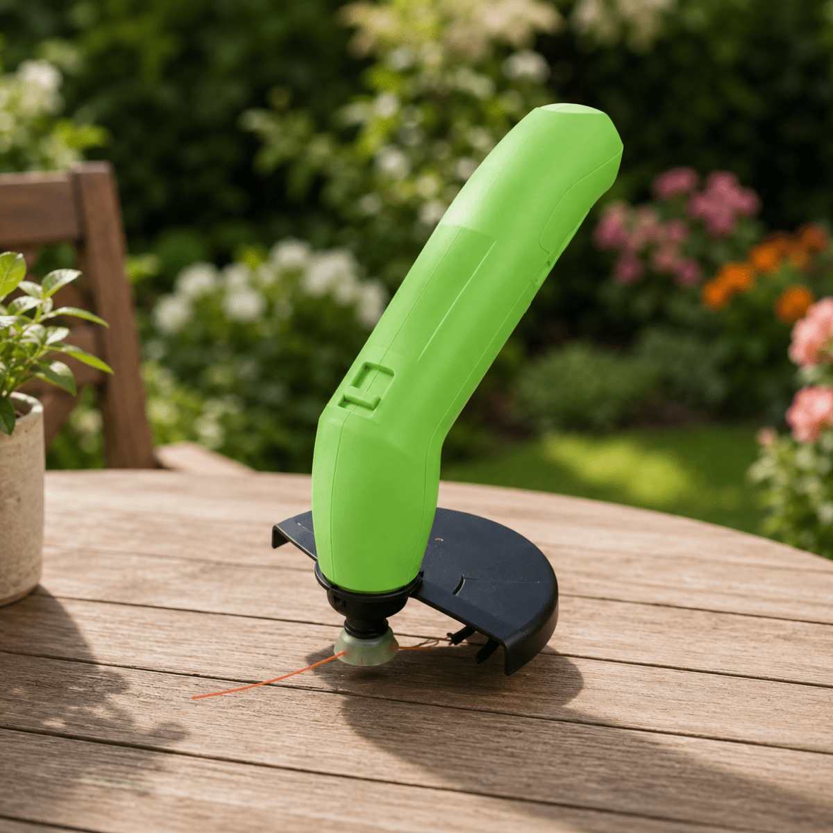 Cordless Grass Trimmer, Lawn Edger for Lawn Edges and Paths, Lightweight Garden Trimmer, Battery Garden Tools_00