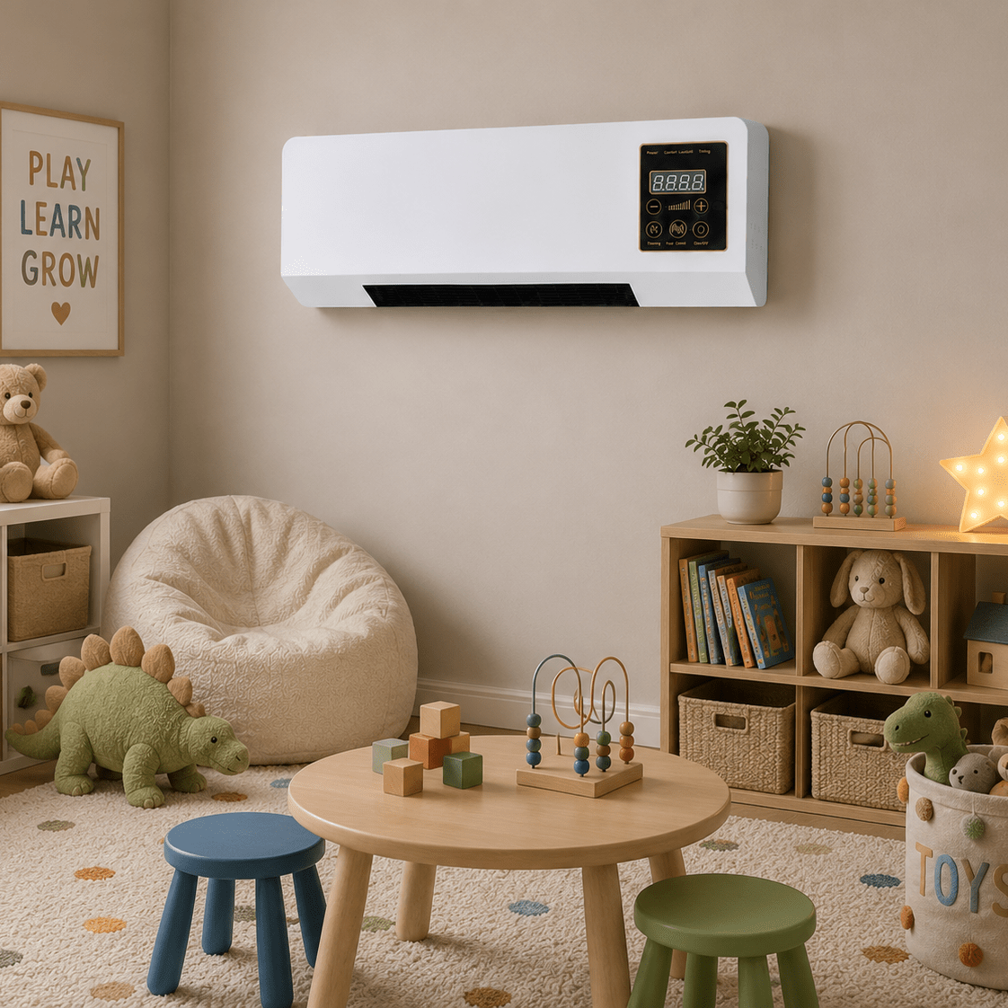 Electric Heater with Fan Function, Fan Heater for Indoor Use