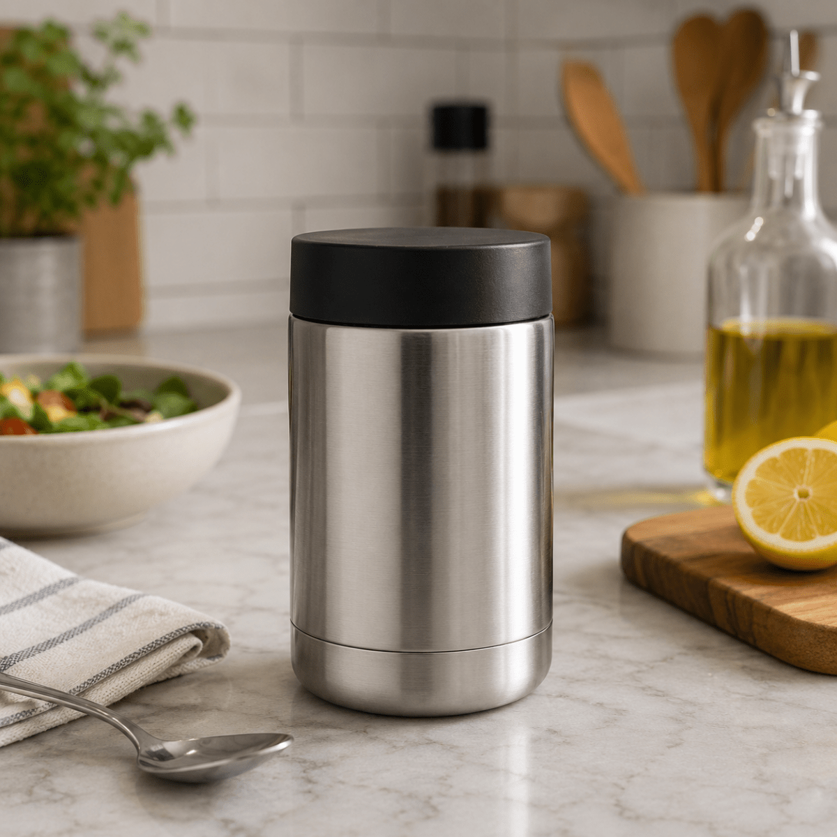 Drink Cooler for Cans, Stainless Steel Beer Can Cooler