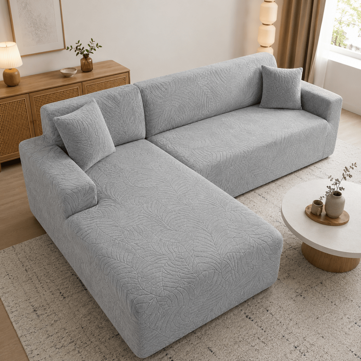 L Shaped Sofa Covers, Sofa Protector for Pet Hair and Stains – image 6