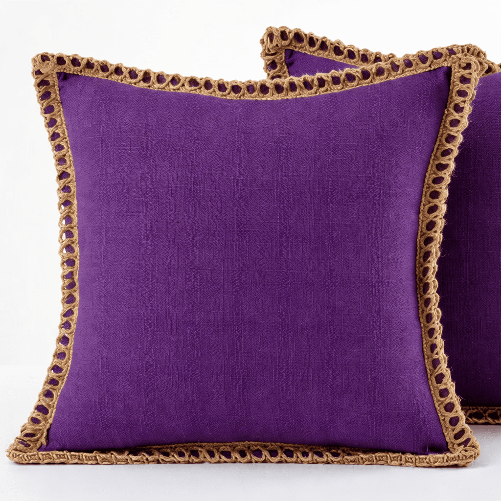 Cushion Covers 45x45 cm, French Style Cushion Cover with Colourful Pattern, Sofa Cushion Cover 50x50 cm_13