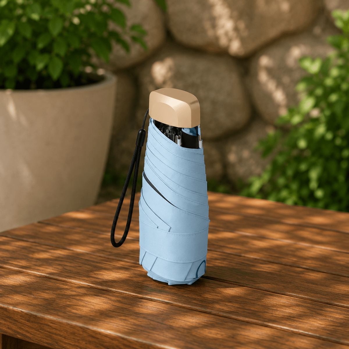 Sun Umbrella, Ultralight Mini Umbrella for Sun and Rain, Small Umbrella for Handbag and Travel_05