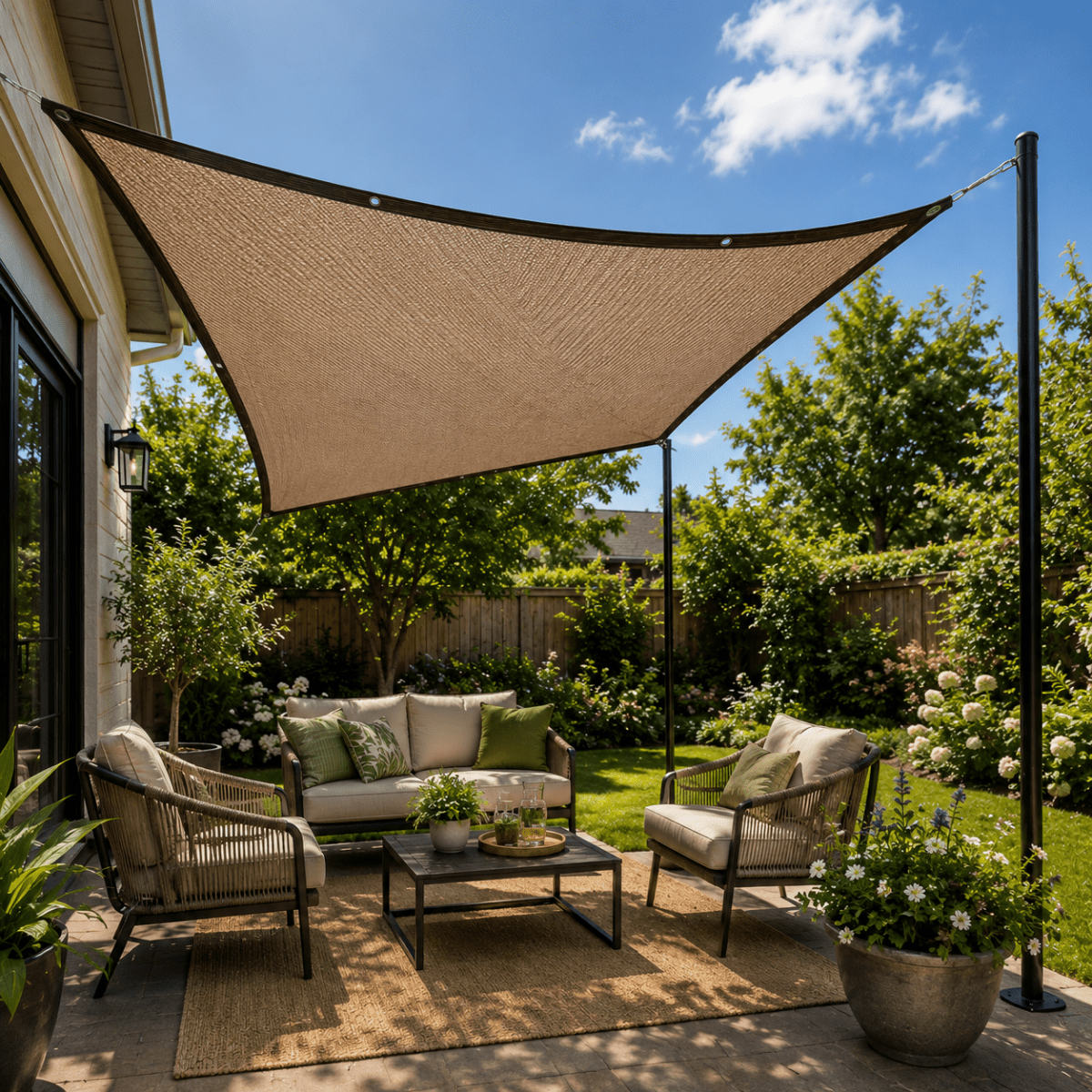 Shade Net for Greenhouse and Garden, Garden Sun Shade Netting for Plants, Greenhouse Shading for Balcony and Terrace_01