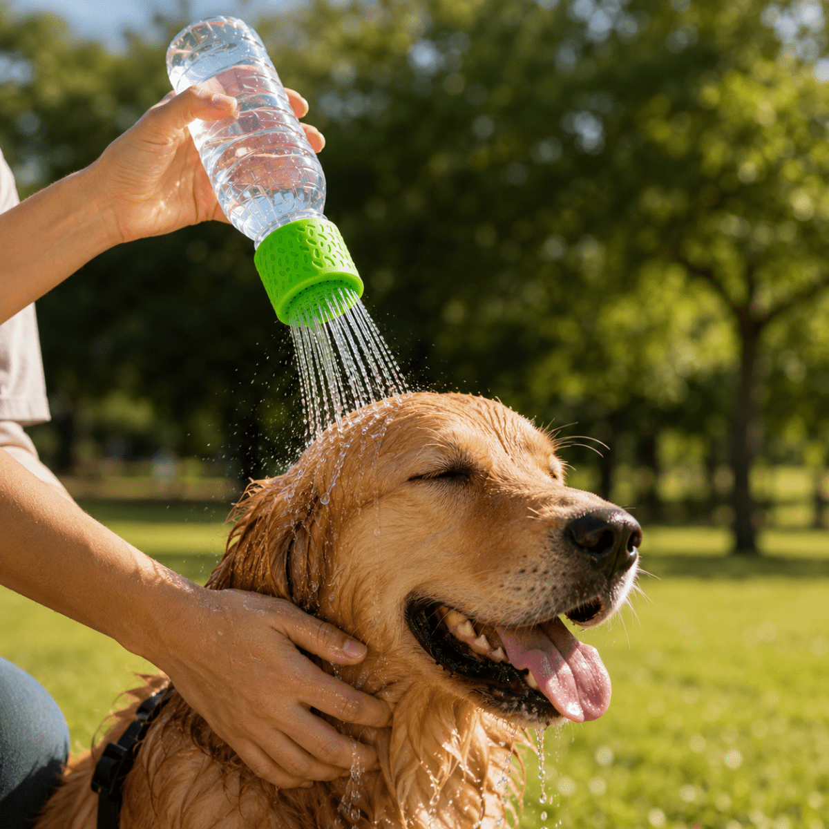 Portable Shower Attachment for Bottles, Camping Shower for Beach and Hiking, Water Bottle Sprayer for Outdoor Shower_03