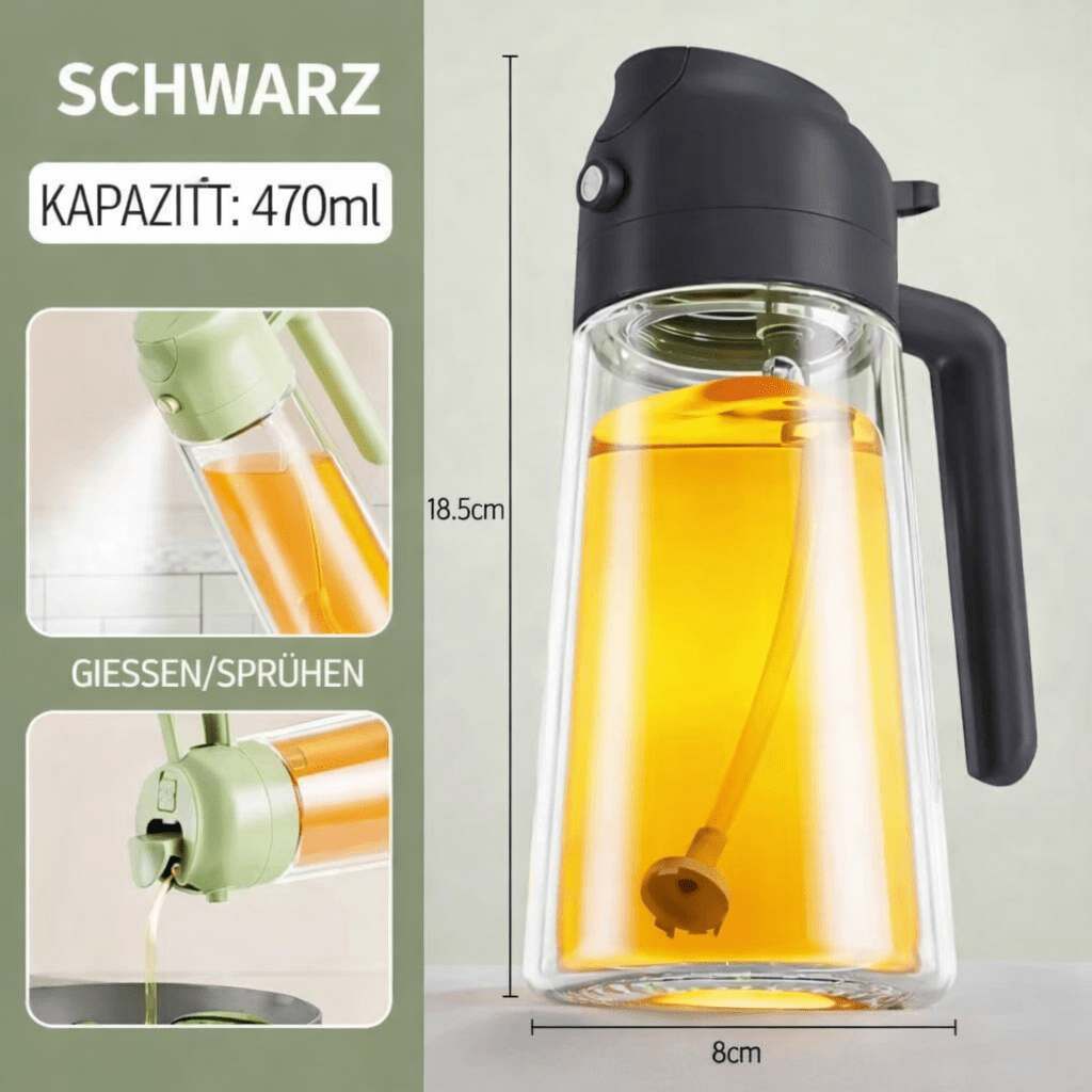 Olive Oil Sprayer Bottle 470 ml, Glass Spray Bottle for Cooking Oil, Oil Dispenser for Everyday Kitchen Use_08