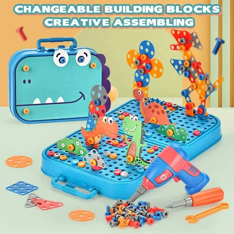 Childrens Tool Set with Toy Drill, Educational Toys – image 6