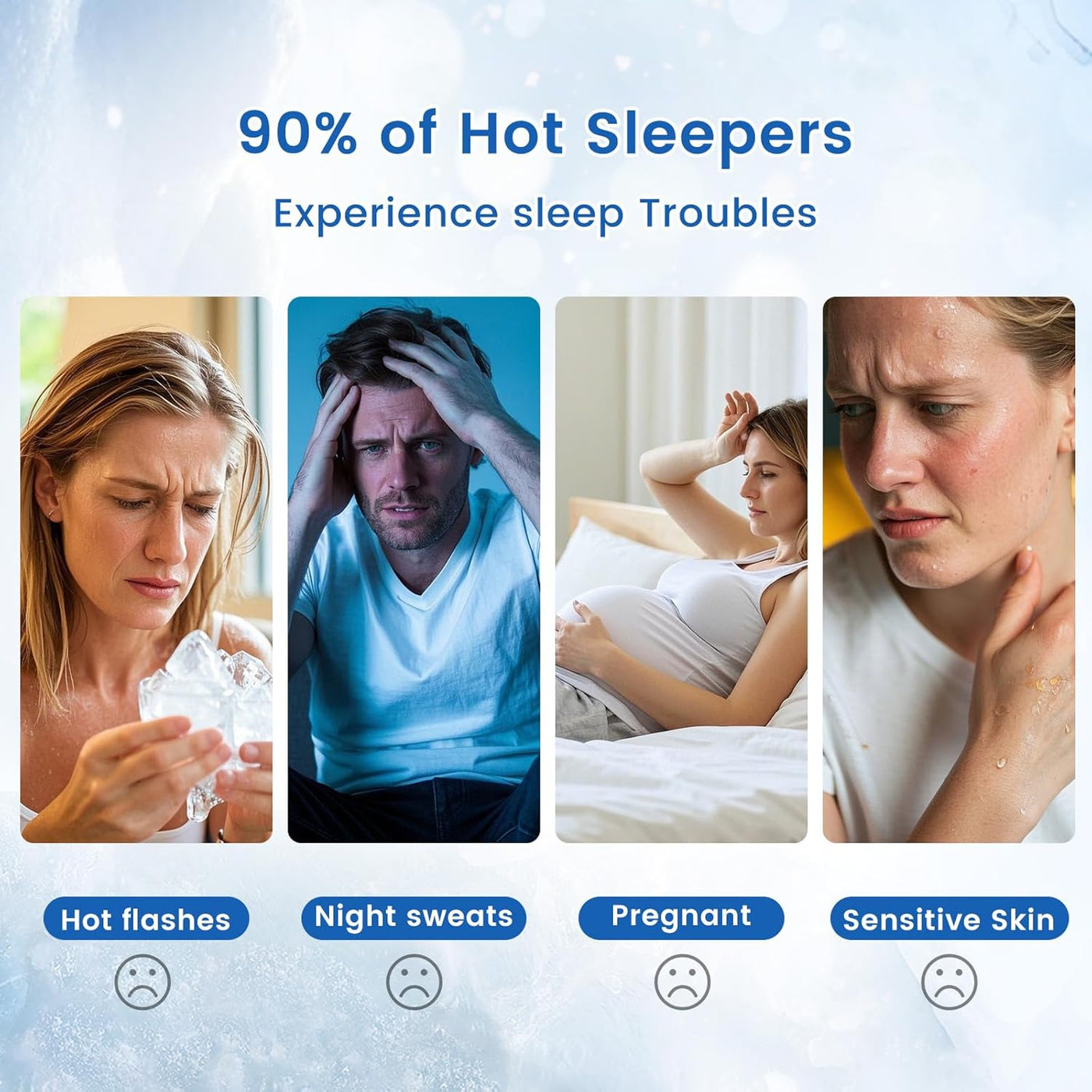Chill Comfort | Cooling Blanket for Bed with Double-Sided Arc-Chill Technology | Lightweight Design for Refreshing Sleep 3