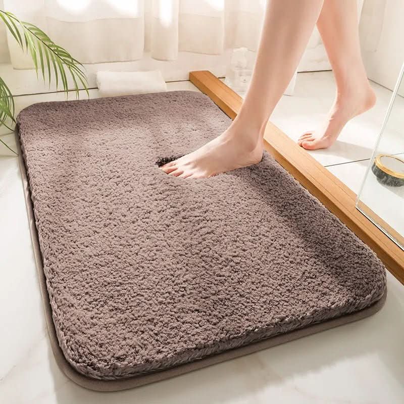 Luxury Bath Mats, Extra Thick Non Slip Bathroom Mat, Soft Microfibre Bath Rug, Bedroom Rug, Hallway Rug_02