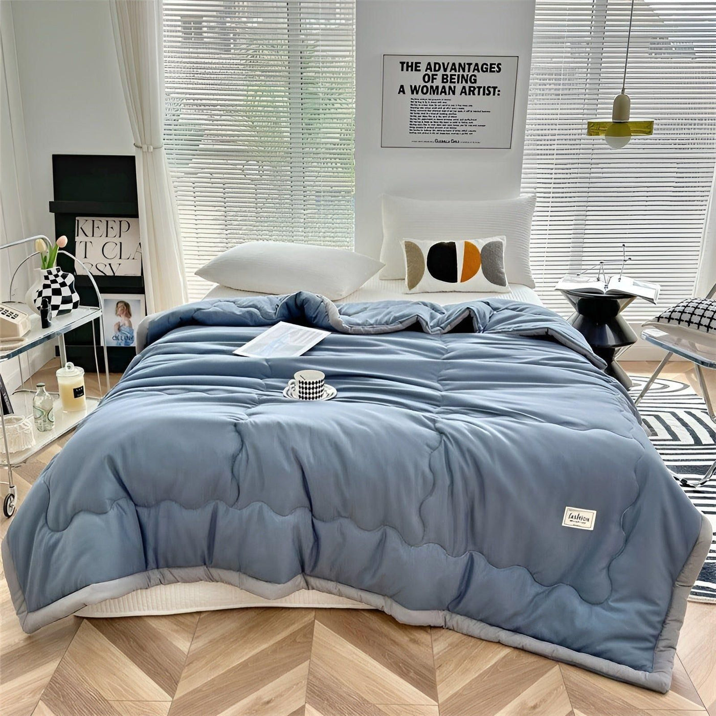 Comfort Collection | Ultra-Lightweight Duvet with Cooling Fibers | Breathable Summer Comforter for Restful Sleep 0