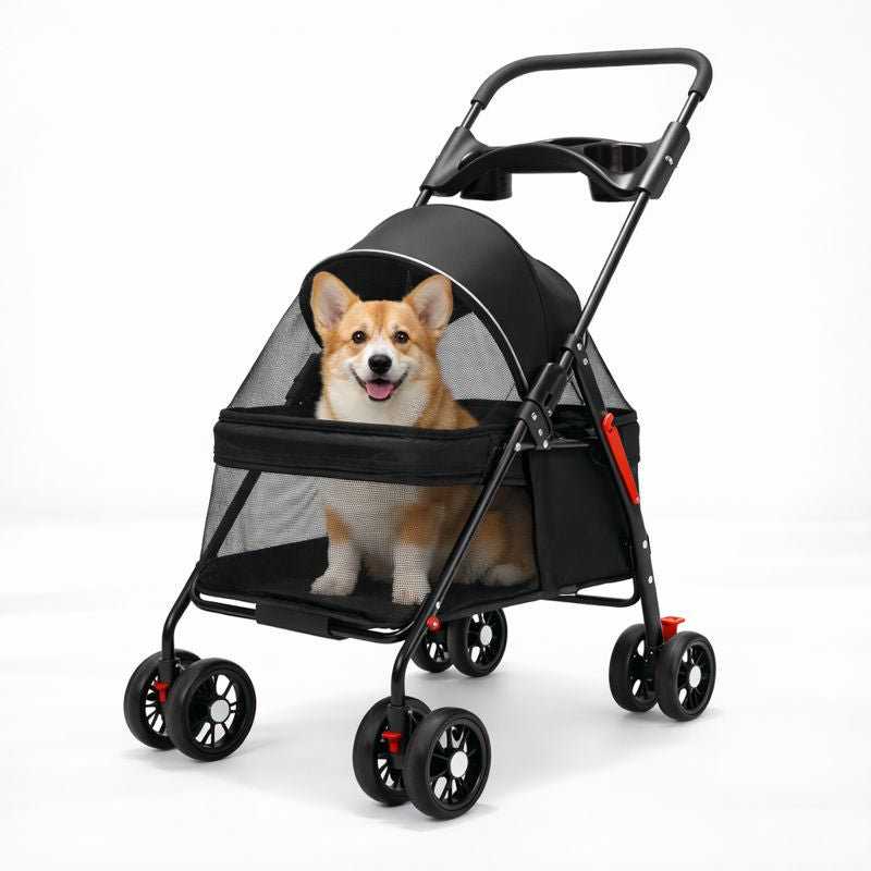 Comfort Pet Gear | Dog Stroller with Lightweight Frame & Breathable Mesh | Easy Travel for Small Dogs 1