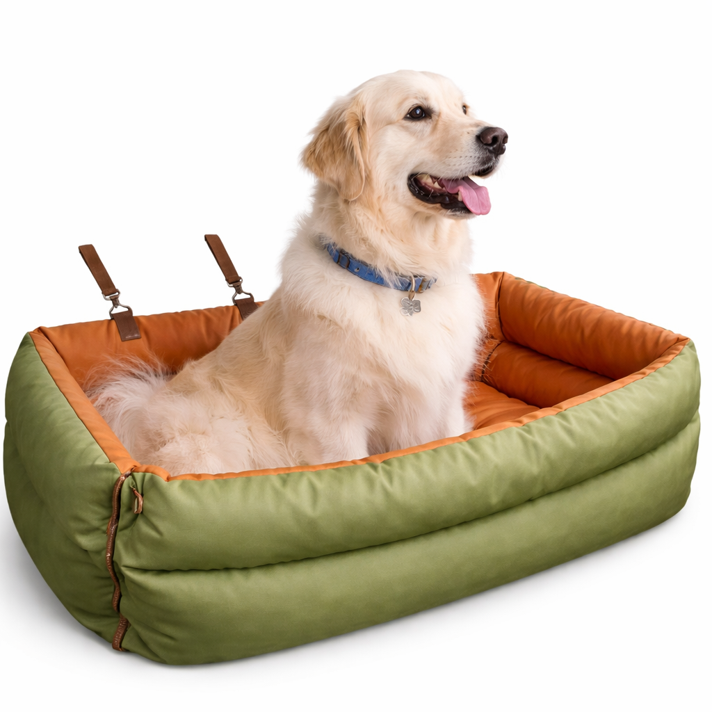 Comfort Pet | Dog Booster Seat with Waterproof Design | Elevated Car Seat for Safe Travel 1