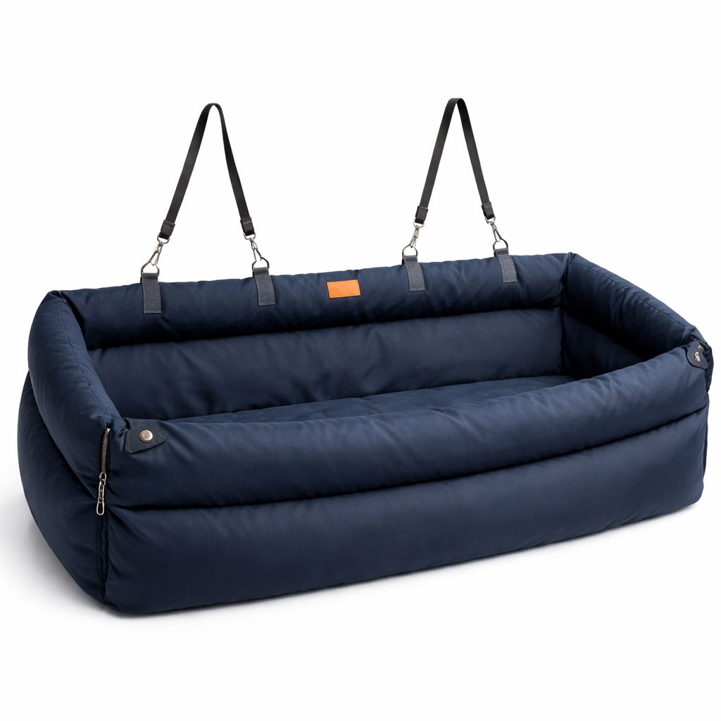 Comfort Pet | Dog Booster Seat with Waterproof Design | Elevated Car Seat for Safe Travel 3
