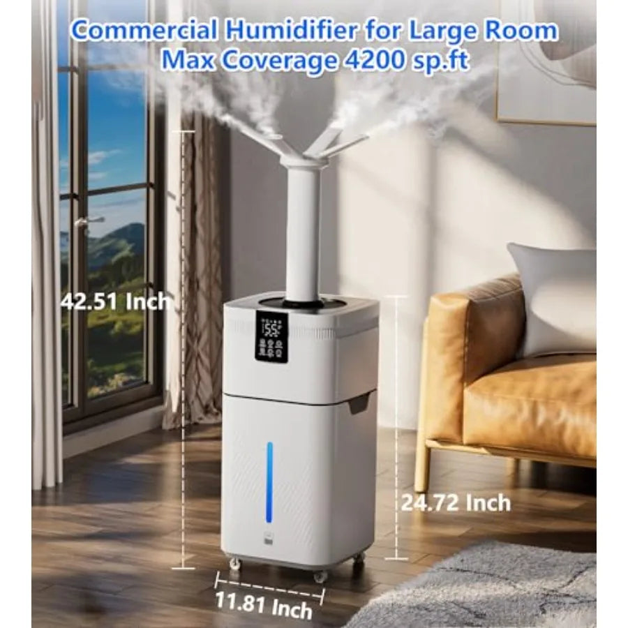 Commercial Series | Cool Mist Humidifier with 30L Capacity | Quiet Operation for Large Rooms up to 4200 sq ft 1