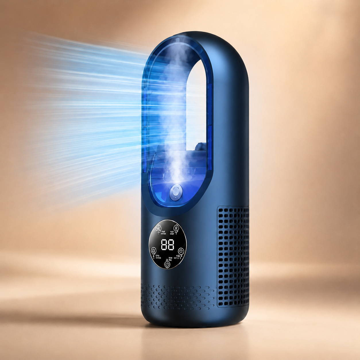 Compact Bladeless Cooling Fan | Quiet Portable Air Conditioner for Personal Comfort 4