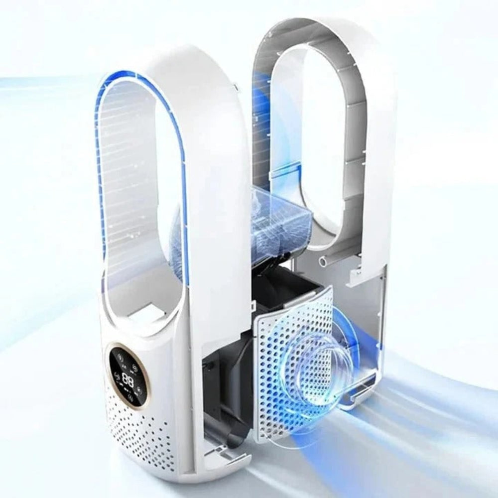 Compact Bladeless Portable AC Unit with Quiet Operation | Ideal for Bedrooms and Offices 4