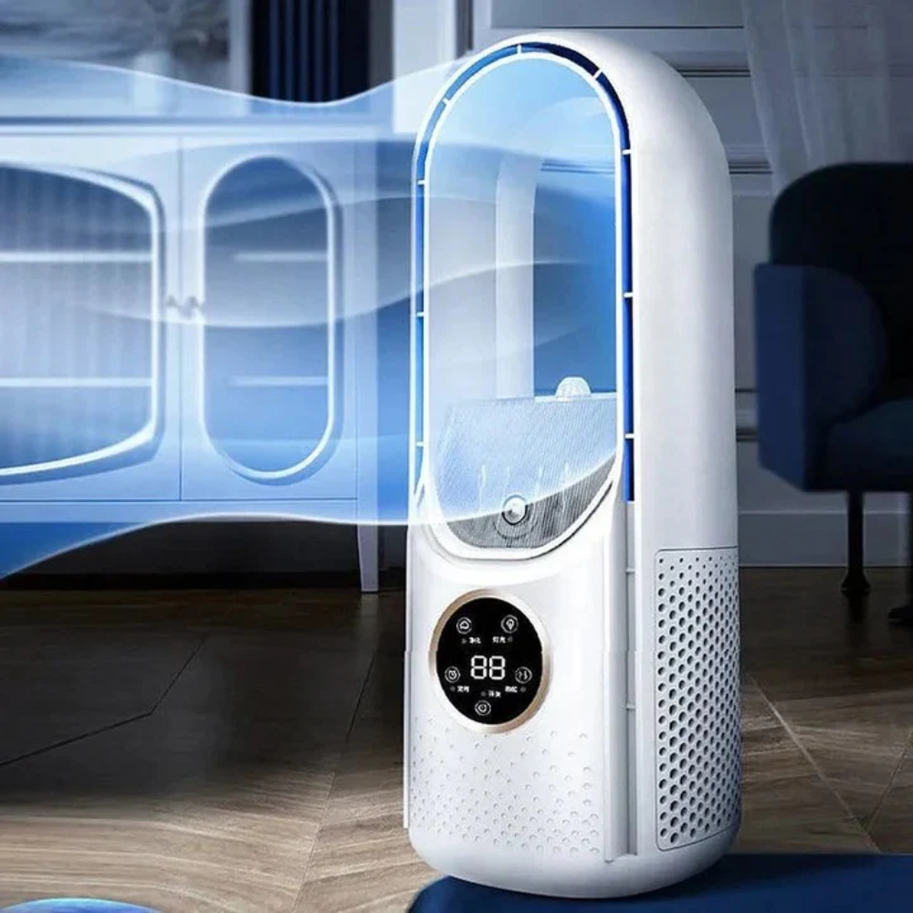 Compact Bladeless Portable Air Conditioner with Quiet Operation | Ideal for Bedrooms and Offices 5