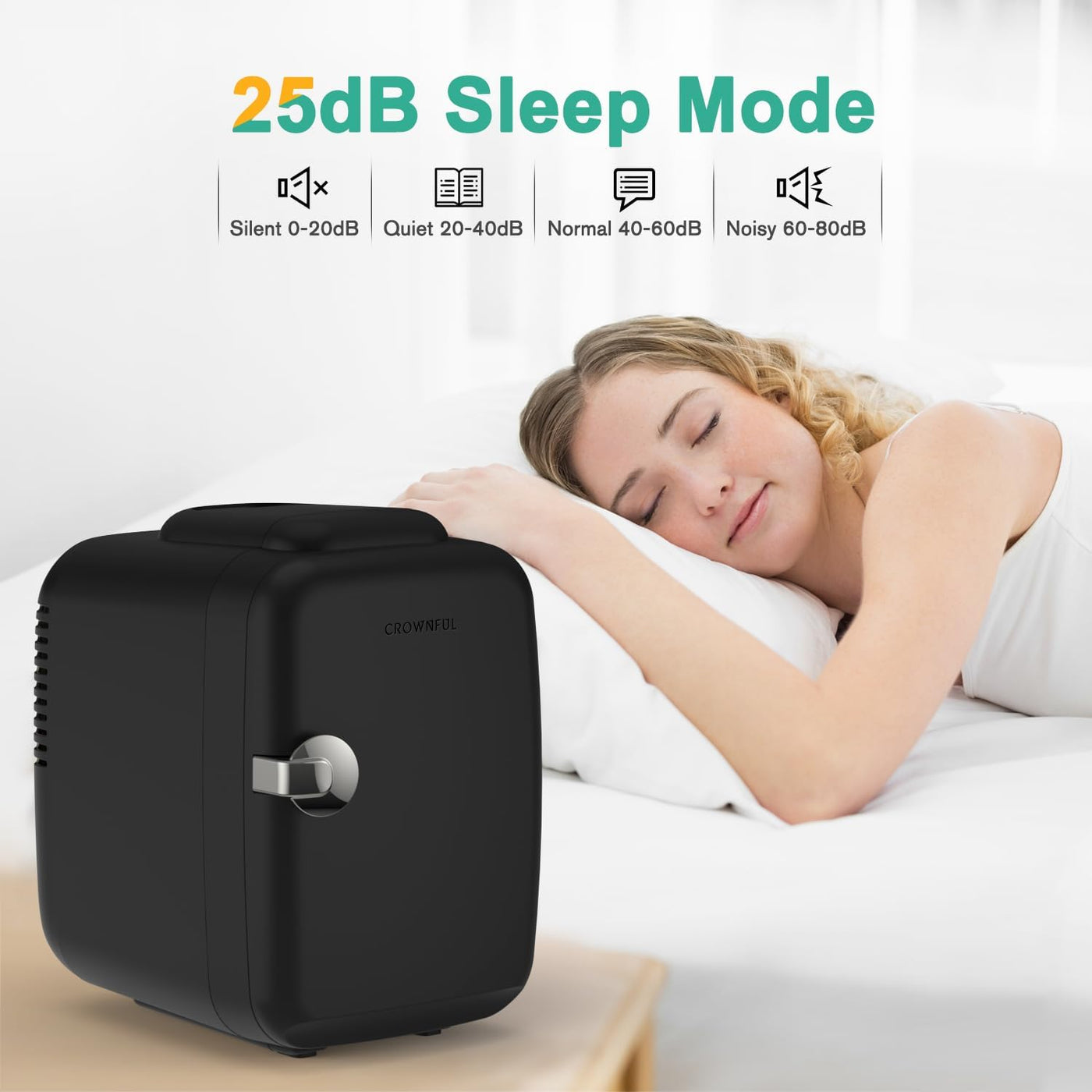 Compact Mini Fridge | 4L Cooling & Heating Refrigerator for Skincare & Food Storage in Bedroom 5