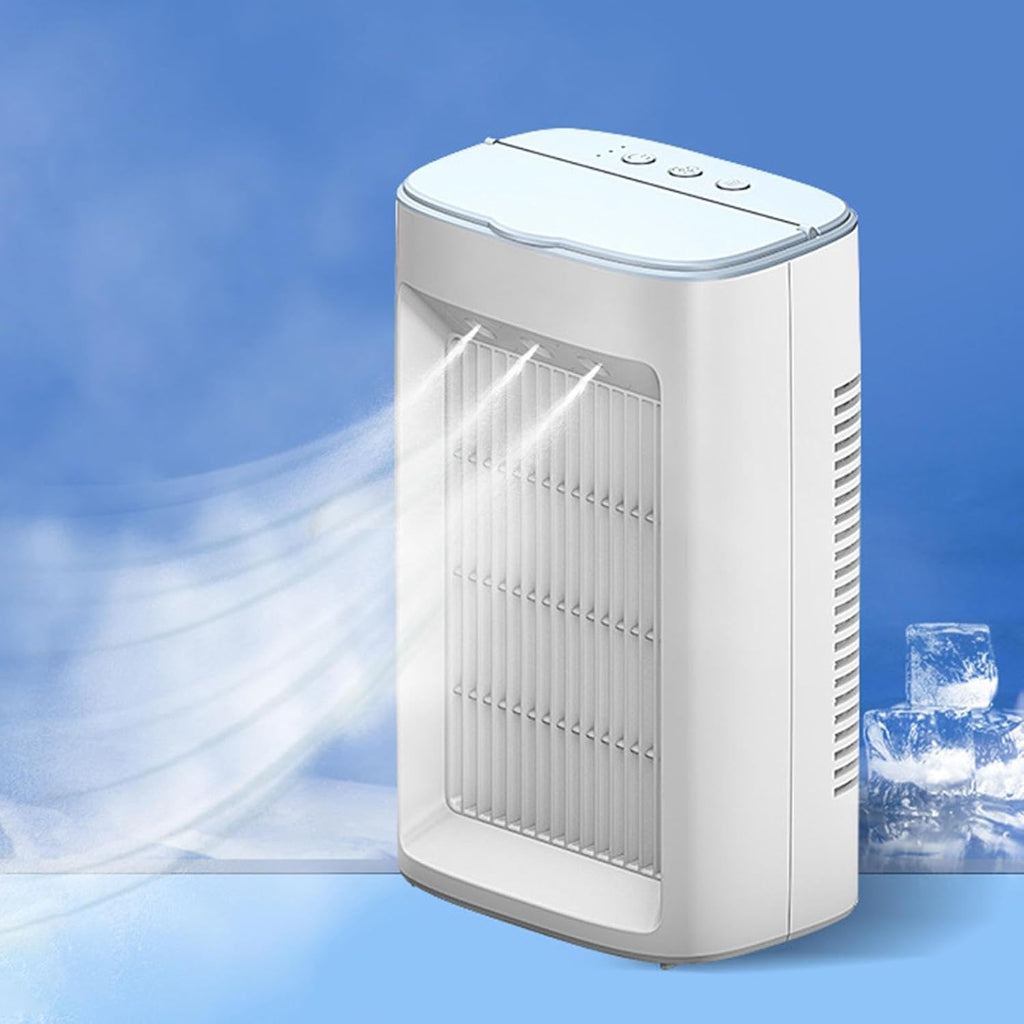 Compact USB Air Cooler | 3-Speed Humidifier Fan with 200ml Water Tank for Personal Comfort 3