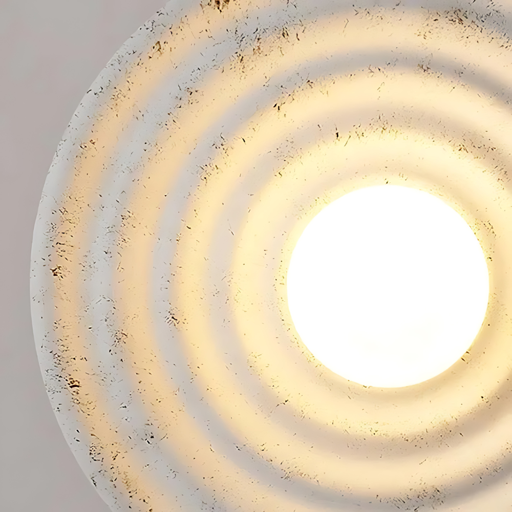 Contemporary Minimalist Wall Sconce Lighting with Soft Warm Glow | Elegant Resin Design for Modern Interiors 5
