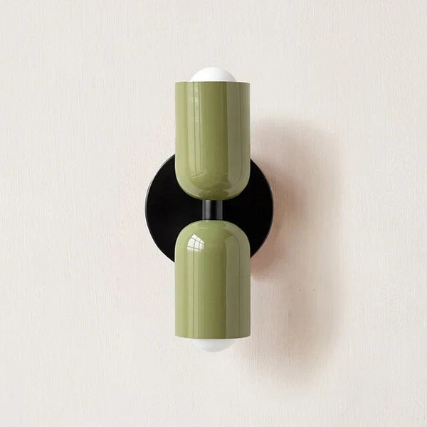 Contemporary Wall Sconce Lighting | Dual LED Cylinder Design for Cozy Ambiance 4