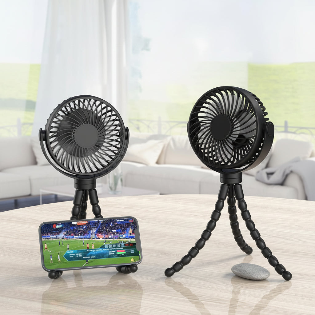 Cool Breeze | Clip-On Stroller Fan with 3 Speed Settings | Portable Cooling Solution for Pushchairs and Buggies 2