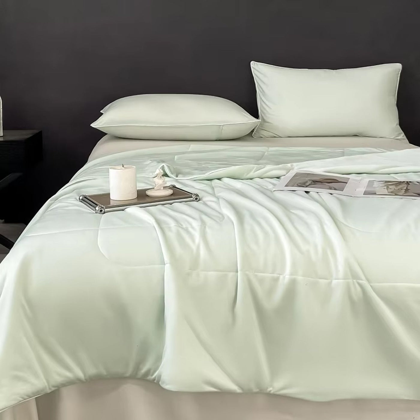 Cooling Blanket Collection | Advanced Q-Max Fabric for Bed with Double-Sided Design | Effective Temperature Regulation for Comfortable Sleep 0