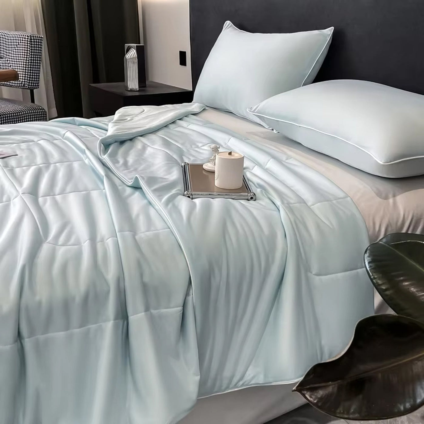 Cooling Blanket Collection | Advanced Q-Max Fabric for Bed with Double-Sided Design | Effective Temperature Regulation for Comfortable Sleep 11
