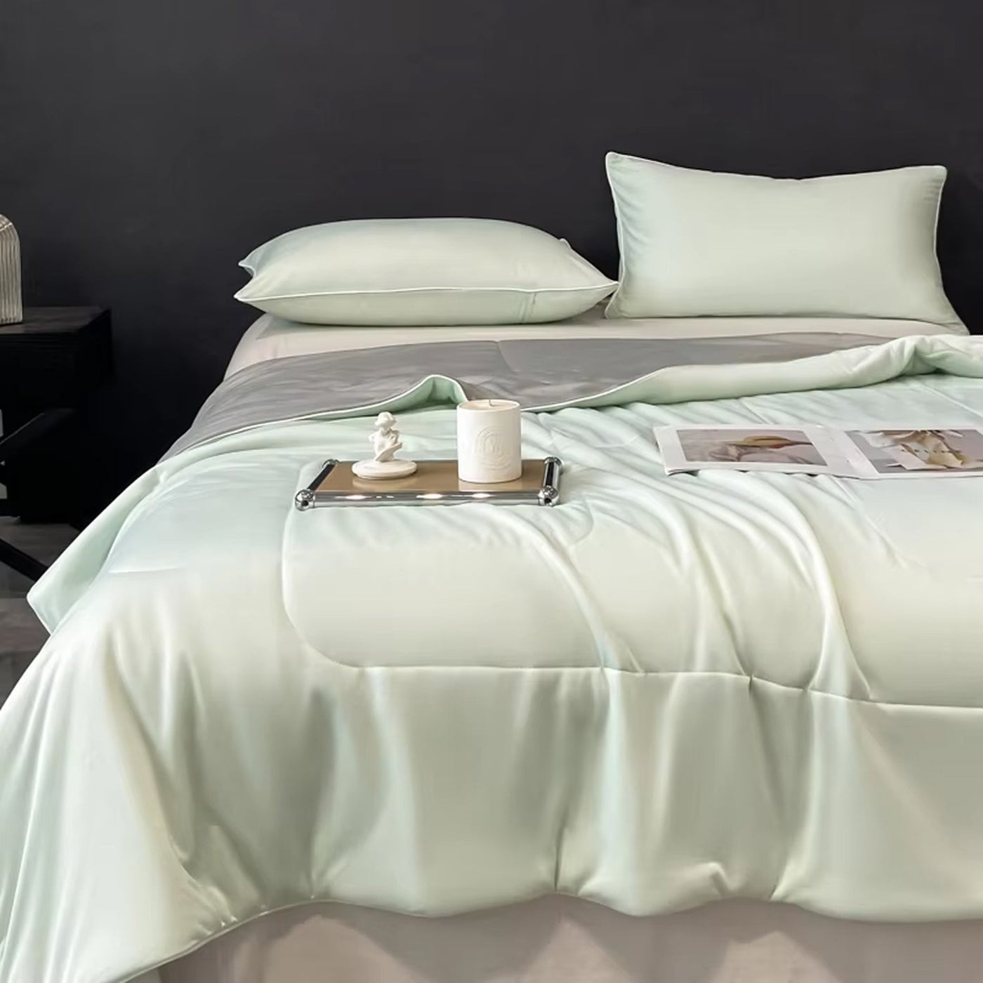 Cooling Blanket Collection | Advanced Q-Max Fabric for Bed with Double-Sided Design | Effective Temperature Regulation for Comfortable Sleep 13