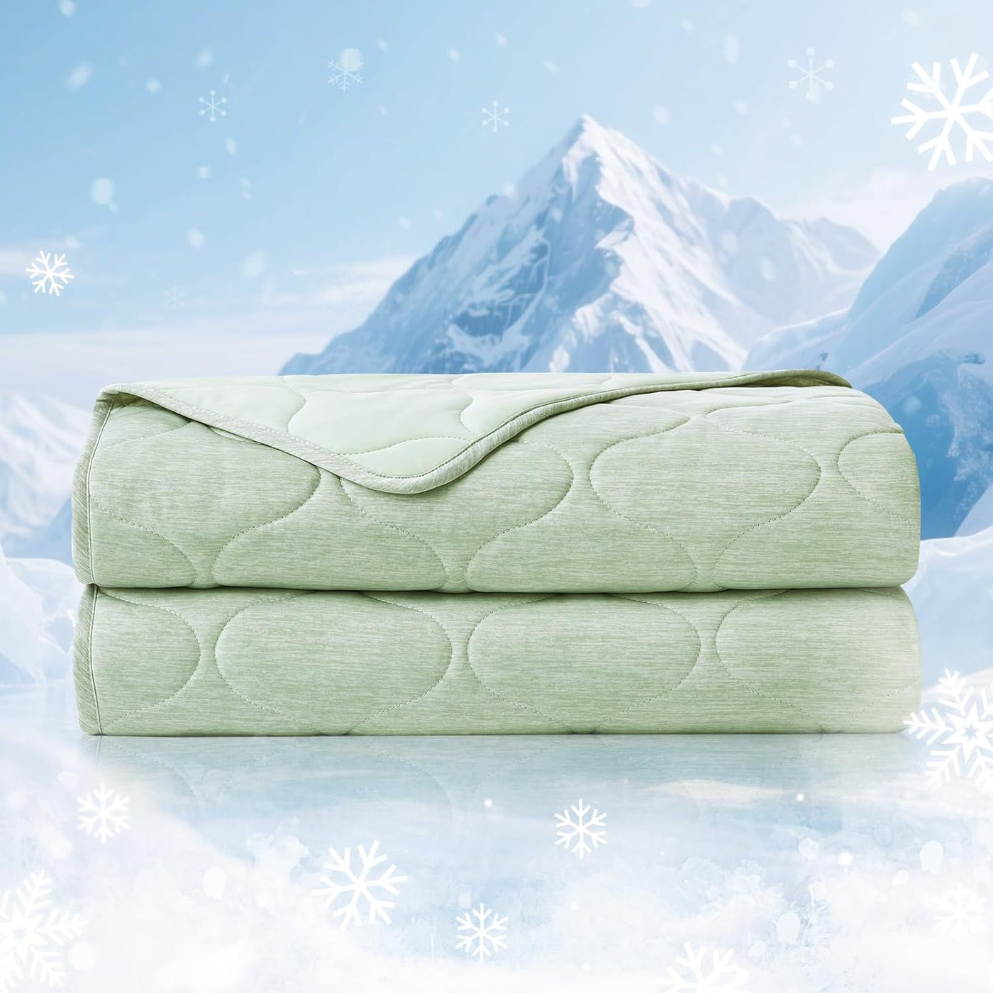 Cooling Blanket | Dual-Sided Design with Soft Breathable Fabric | Lightweight Throw for Year-Round Comfort 0