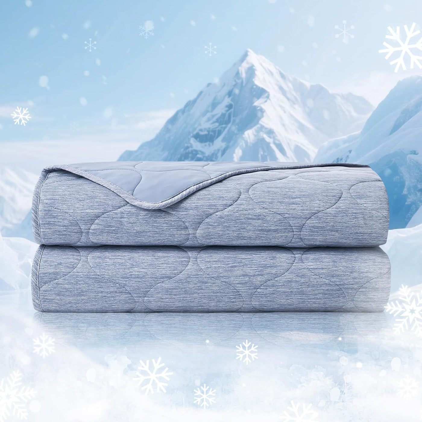 Cooling Blanket | Dual-Sided Design with Soft Breathable Fabric | Lightweight Throw for Year-Round Comfort 11