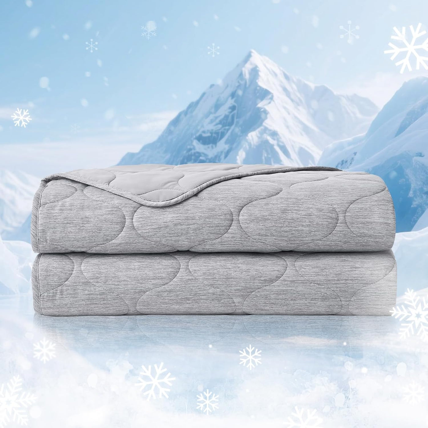 Cooling Blanket | Dual-Sided Design with Soft Breathable Fabric | Lightweight Throw for Year-Round Comfort 12