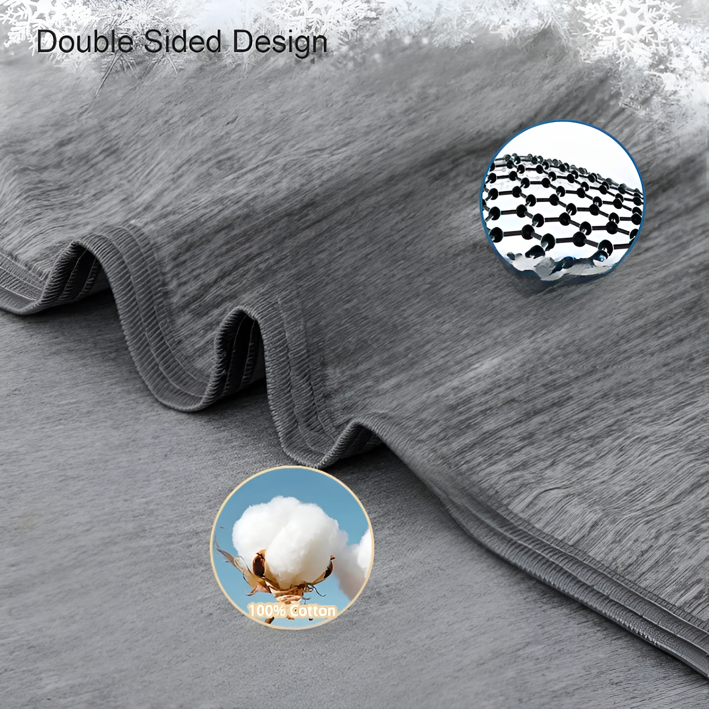 Cooling Blanket for Bed with Breathable Cotton & Airflow Technology | Lightweight Comfort for Hot Sleepers 6