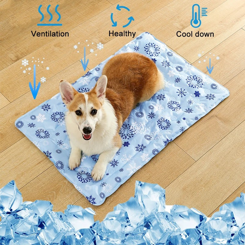 Cooling Comfort | Dog Cooling Mat with Self-Cooling Gel Technology | Portable Solution for Summer Relief 0