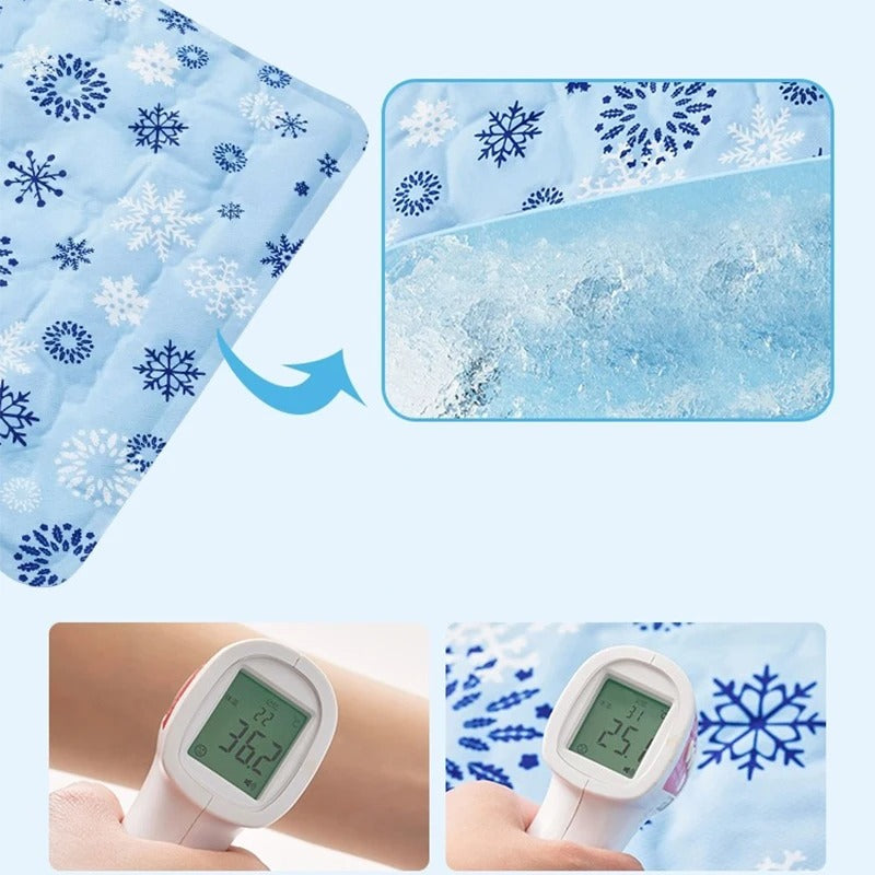 Cooling Comfort | Dog Cooling Mat with Self-Cooling Gel Technology | Portable Solution for Summer Relief 3