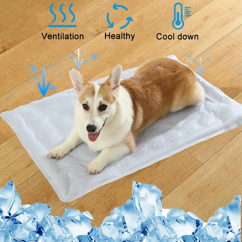 Cooling Comfort | Dog Cooling Mat with Self-Cooling Gel Technology | Portable Solution for Summer Relief 4