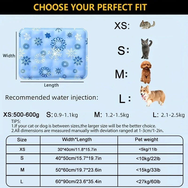 Cooling Comfort | Dog Cooling Mat with Self-Cooling Gel Technology | Portable Solution for Summer Relief 5
