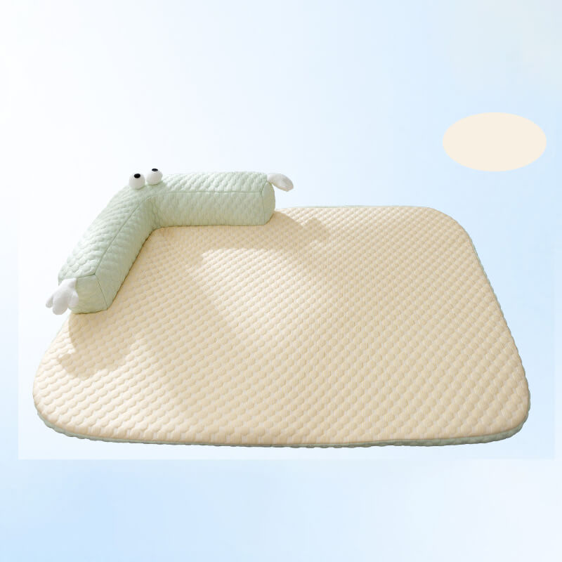 Cooling Pet Bed | Advanced Dog Bed with Non-Slip Base & Neck Support | Ideal for Summer Comfort 4
