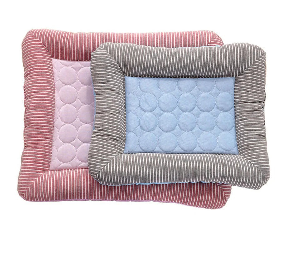 Cooling Pet Bed | Breathable Ice Silk Dog & Cat Bed with Non-Slip Base | Lightweight & Portable for Ultimate Comfort 1