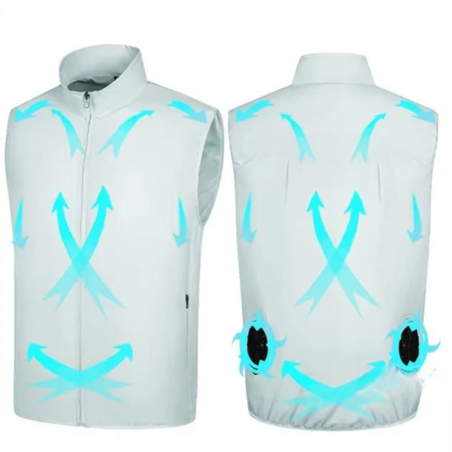 Cooling Vest Series | USB Rechargeable Cooling Jacket with Adjustable Airflow | Lightweight Design for Outdoor Comfort 0