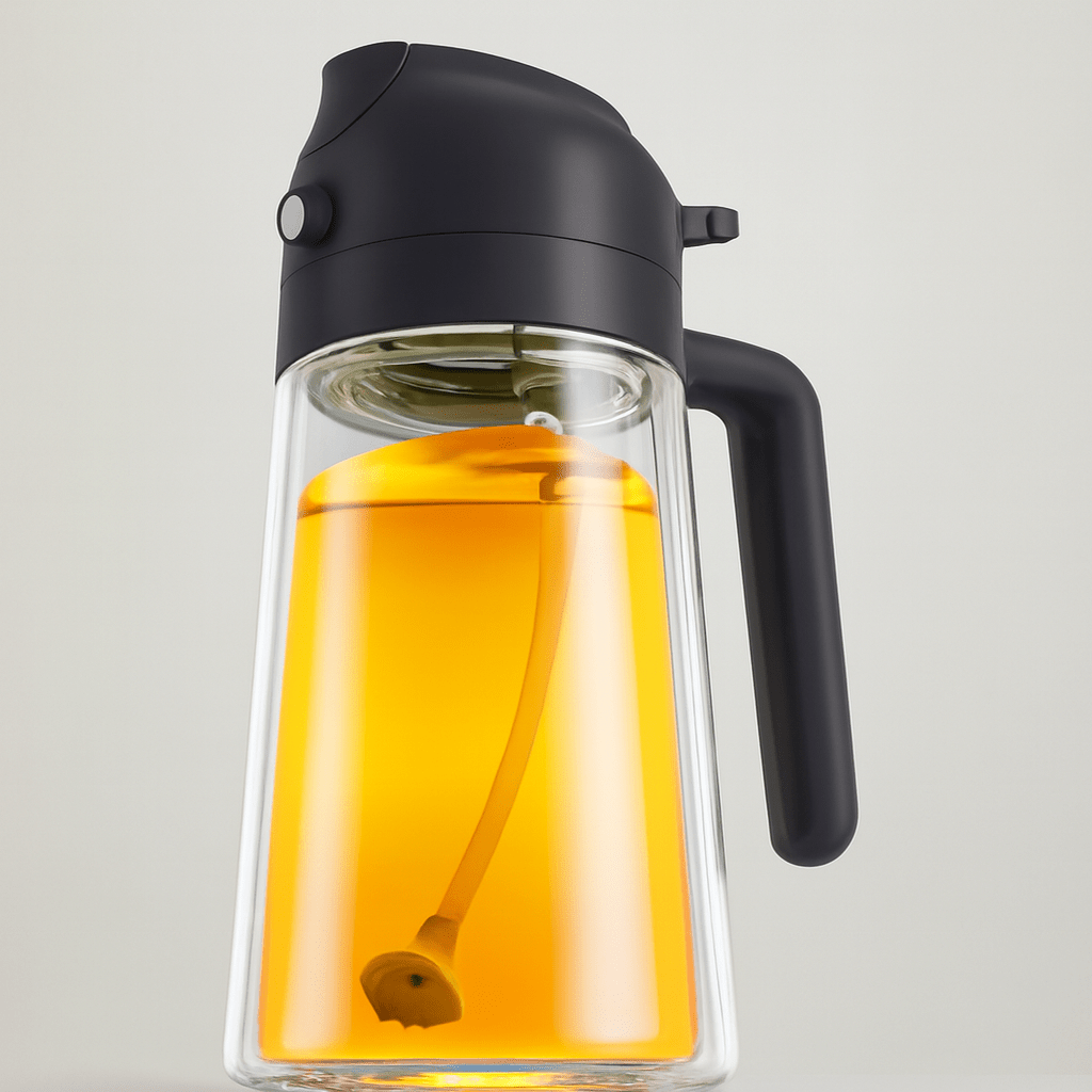Olive Oil Sprayer Bottle 470 ml, Glass Spray Bottle for Cooking Oil, Oil Dispenser for Everyday Kitchen Use_03