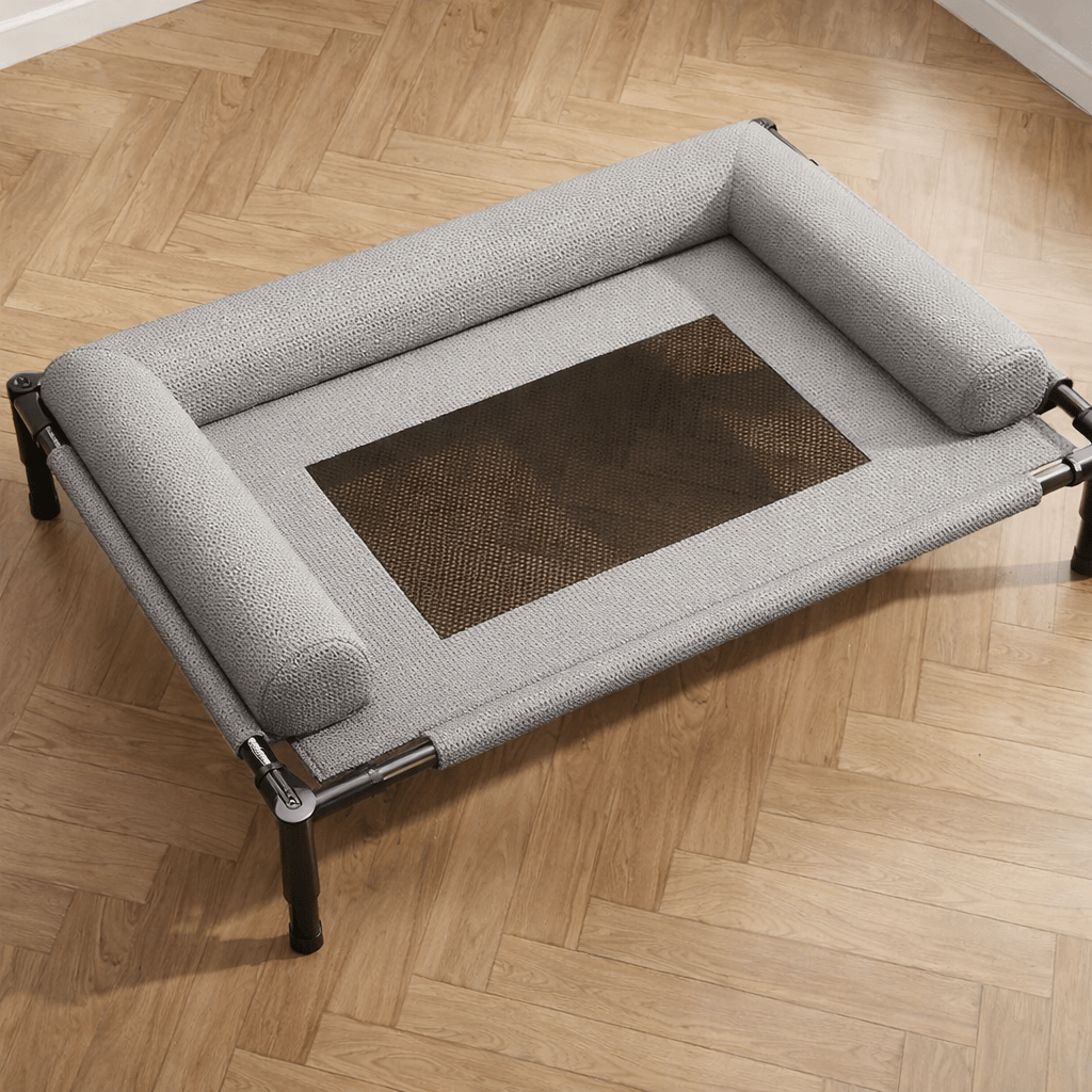 Raised Dog Bed for Large Dogs, Elevated Dog Bed for Garden and Terrace