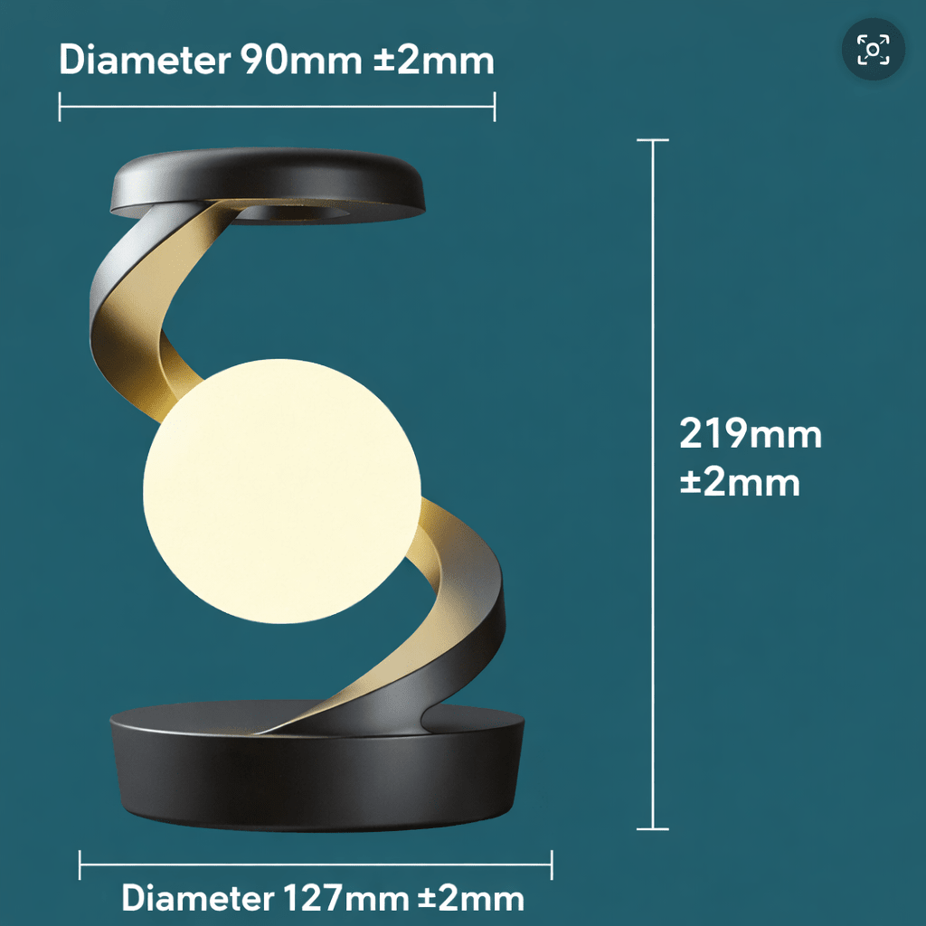 Floating Levitation Table Lamps with Gesture Control, Ambient Lighting – image 6