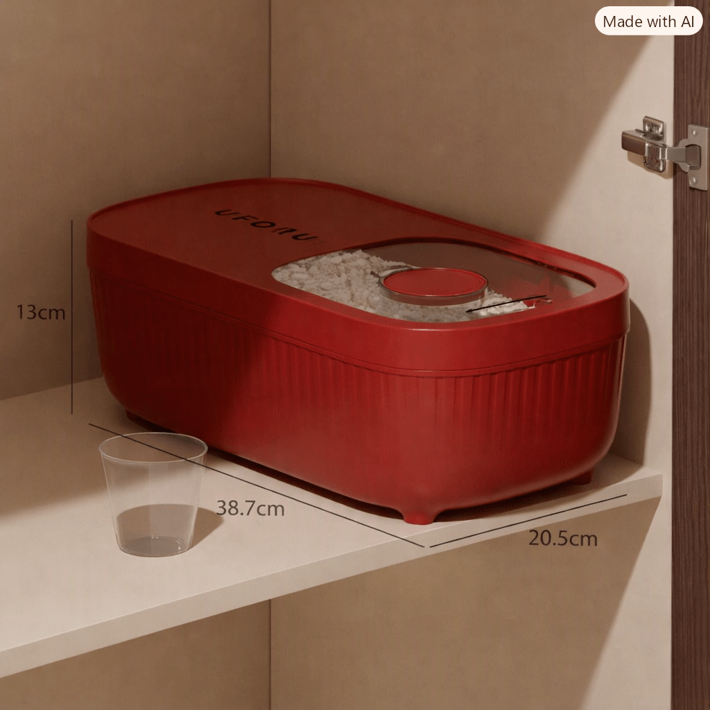 Airtight Dog Food Container, Dog Food Storage Container with Locking Lid, Pet Food Storage Box for Cats and Dogs_15
