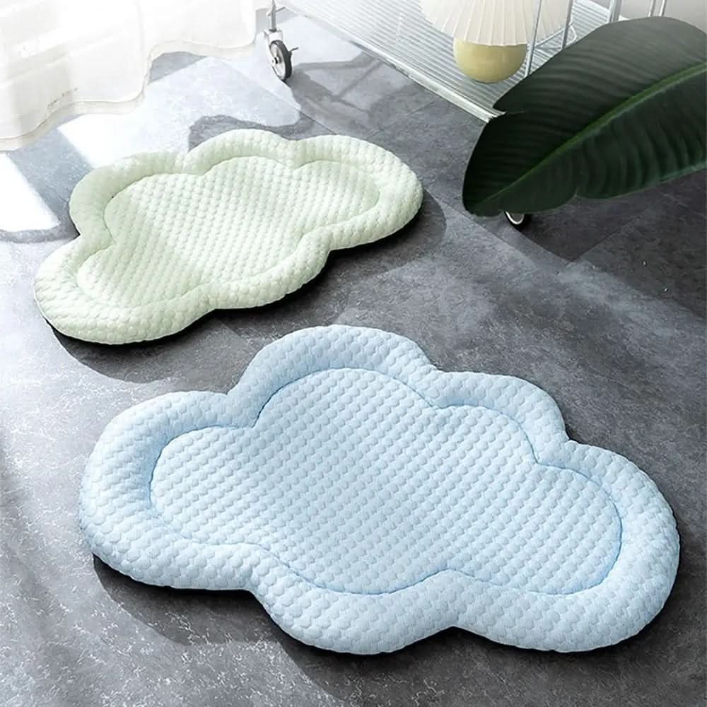 Cozy Haven | Cooling Pet Mat with Breathable Fabric & Soft Padding | Cloud-Shaped Design for Summer Comfort 5