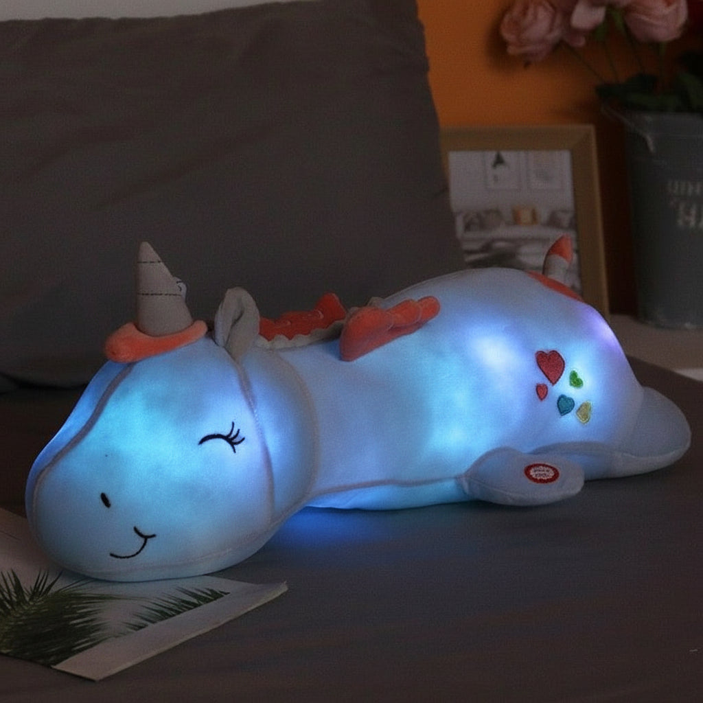 Cuddle Glow | Plush Unicorn Night Light with Soothing LED Glow | Comforting Companion for Bedtime 1